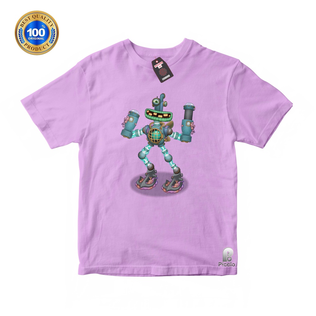 BAJU ANAK KAOS ATASAN ANAK MOTIF EPIC WUBBOX MY SINGING MONSTER UNISEX Bahan COTTUN (FREE NAMA)