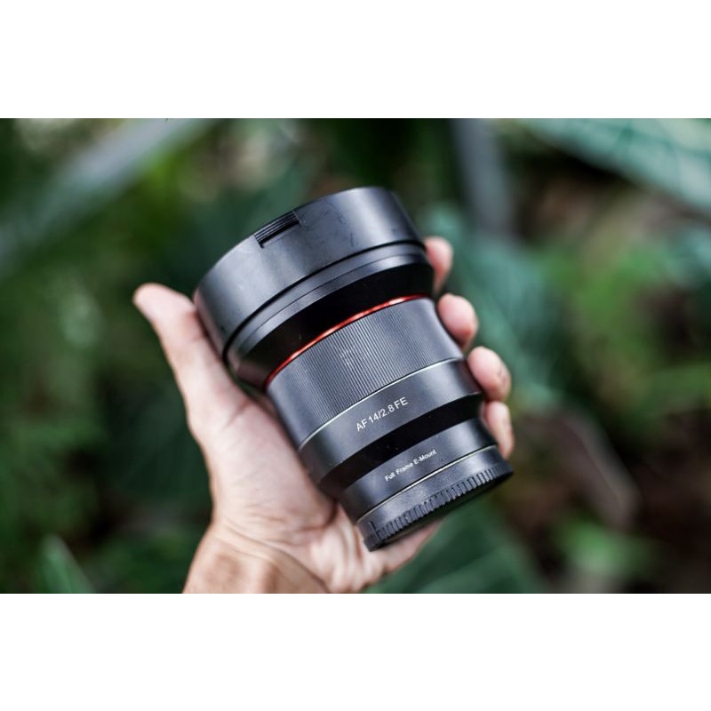 Lensa Sony Full Frame Samyang super wide angle AF 14mm f2.8 FE Nego Wajar
