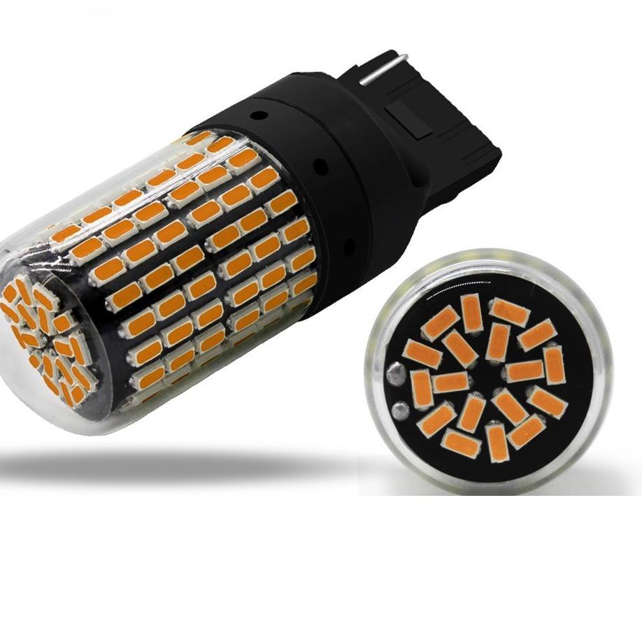 Top Limited Lampu LED T20 7440 144 LED Superbright Bullaes Nonflash
