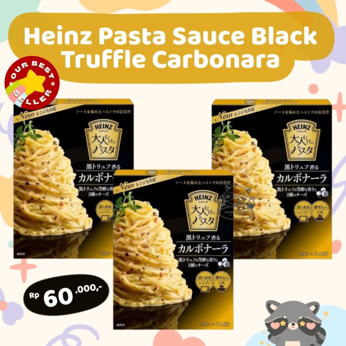 

Widyatmogrosir - Heinz Pasta Sauce Black Truffle Carbonara Japan