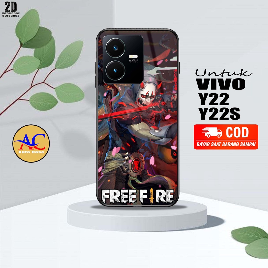 Case Hp Softcase Glossy VIVO Y22 Y22S FF Casing Silikon Handphone Pelindung Kamera