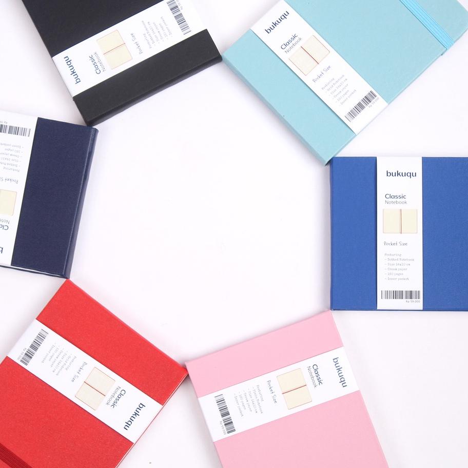 

L4R♠ Bukuqu Landscape Pocket Notebook - Buku Saku Ukuran A6 - Mini notebook Classic Recommended