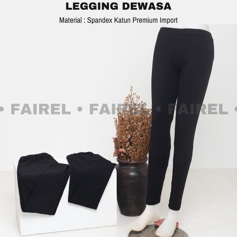 LEGGING HITAM SPANDEK