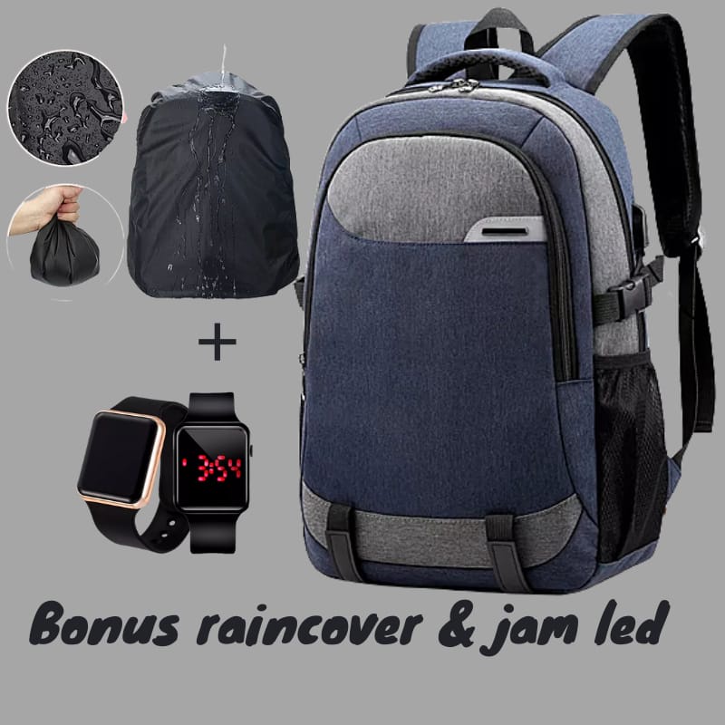 11.11 Tas Ransel Kerja Pria Bisa Muat Laptop Tas Ransel Pria Keren/tas pria kapasitas besar - tas pria murah - tas sekolah anak smp sma- tas cowok - tas cowok import -/- Tas Ransel Vegas 1.0 - Tas Unisex Backpack Up To 15.6 Inch - Tas Punggung