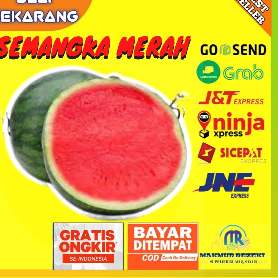 

Jangan Sampai Kehabisan!!!❄️ BUAH SEMANGKA MERAH WATERMELON RED MURAH MANIS BESAR NON TANPA BIJI UKURAN 3.5 - 4 KG PER 1 BUAH PCS