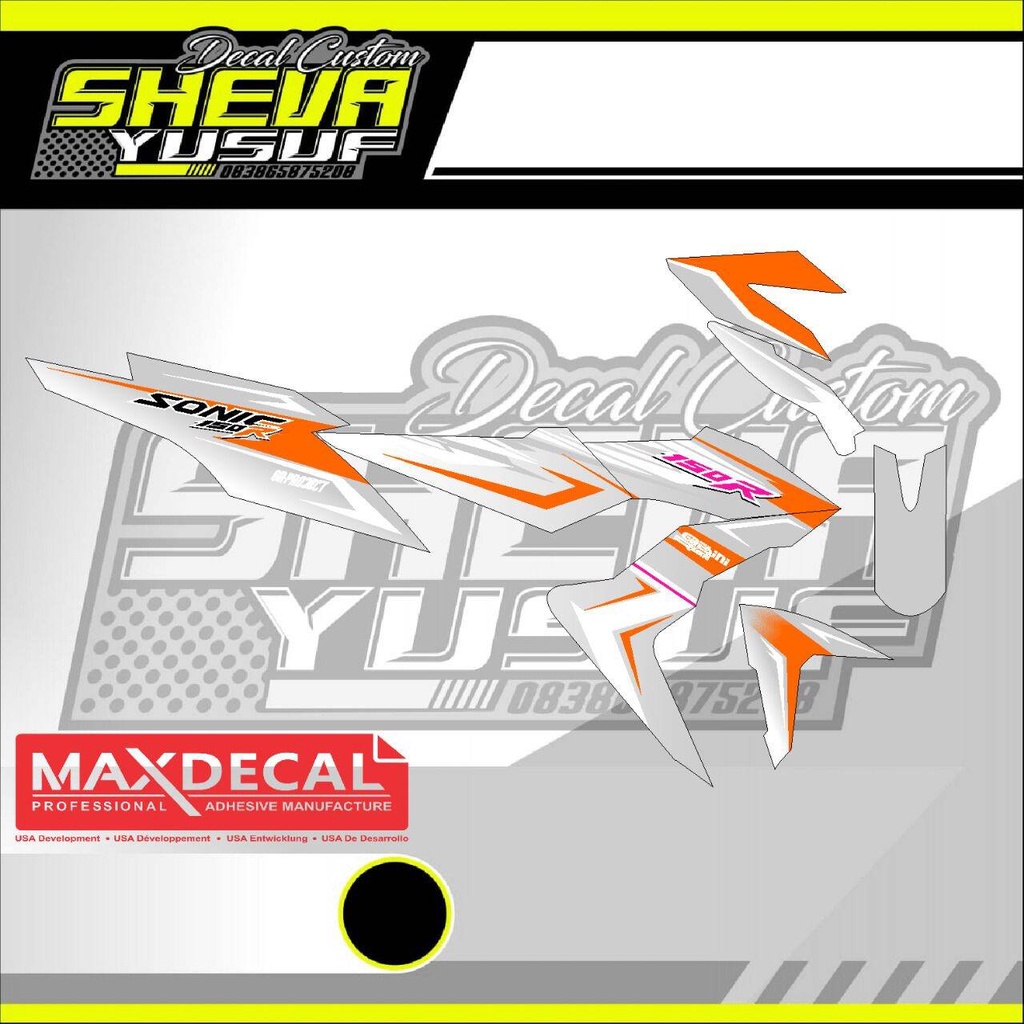 MJ DECAL FULL BODY MOTOR SONIC 150