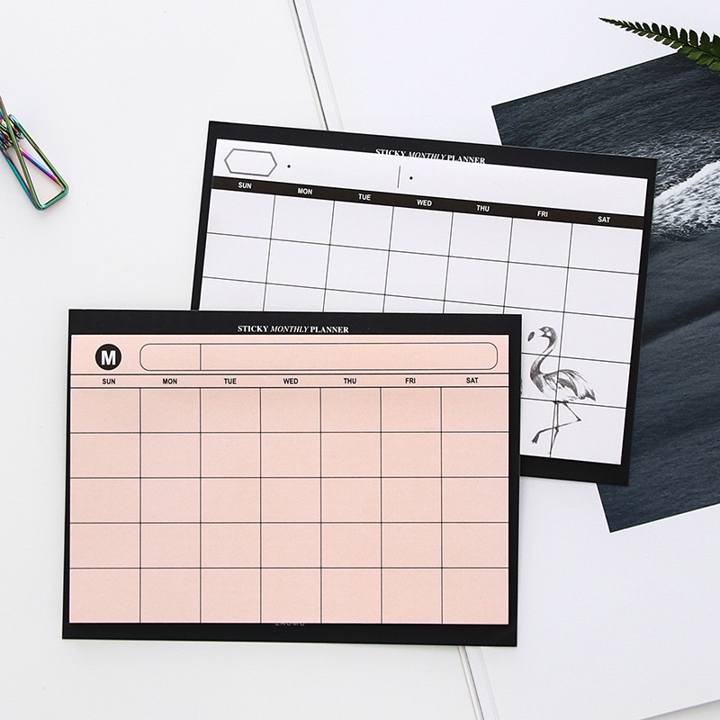 

STICKY MONTLY PLANNER / STICKY NOTES MEMOPAD PLANNER THE TIMES / THE TIMES WEEKLY MONTLY PLANNER MEMOPAD / DAILY PLANNER BUKU AGENDA KANTOR / WALL PLANNER / JADWAL SEKOLAH KULIAH MINGGUAN / SCHEDULE BOARD WIPE AND CLEAN / STICKY NOTES