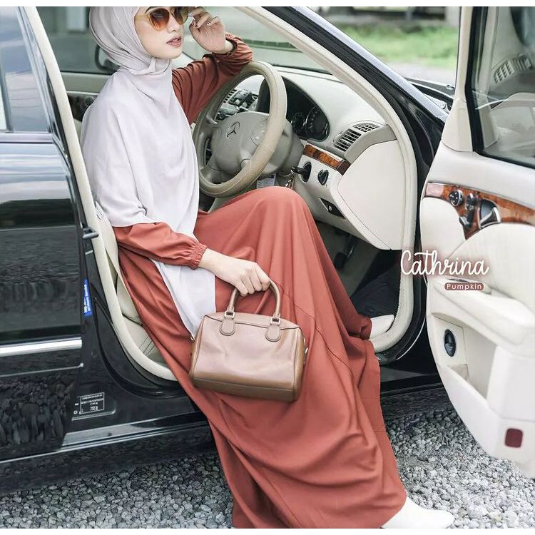 Gamis Polos Chatrina Dress