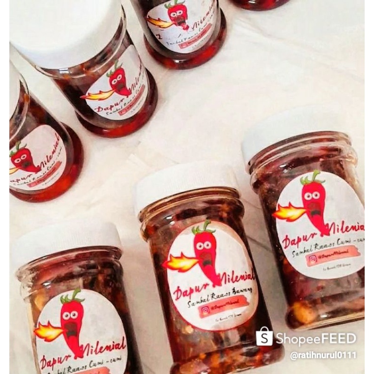

Sambal Cumi, sambal tongkol, sambal ikan teri, sambal bawang,sambel 120gram