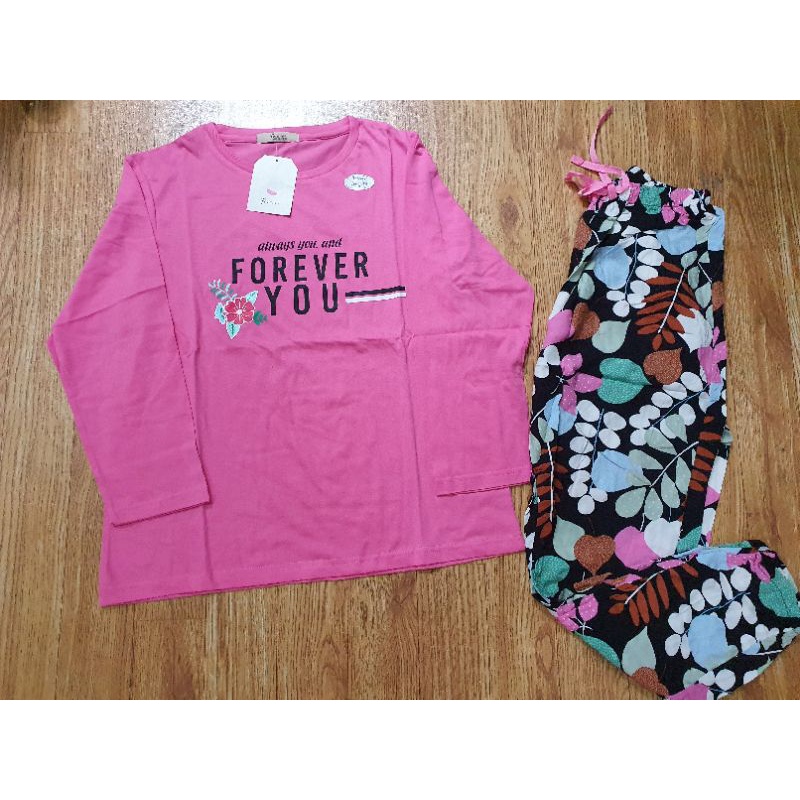 Forever Sweet setelan baju PP new jogger rayon forever sweet celana panjang Ekslusif one set 2in1