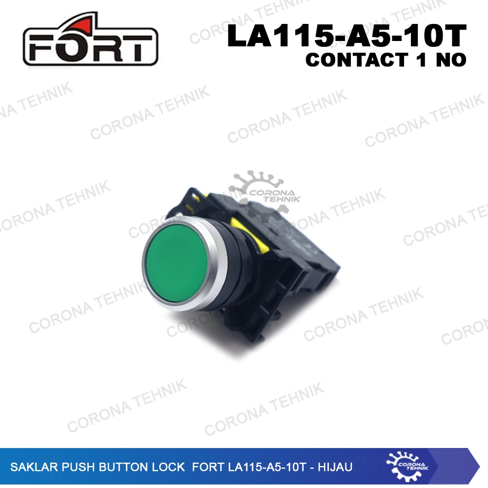 Saklar Push Button Lock FORT LA115-A5-10T