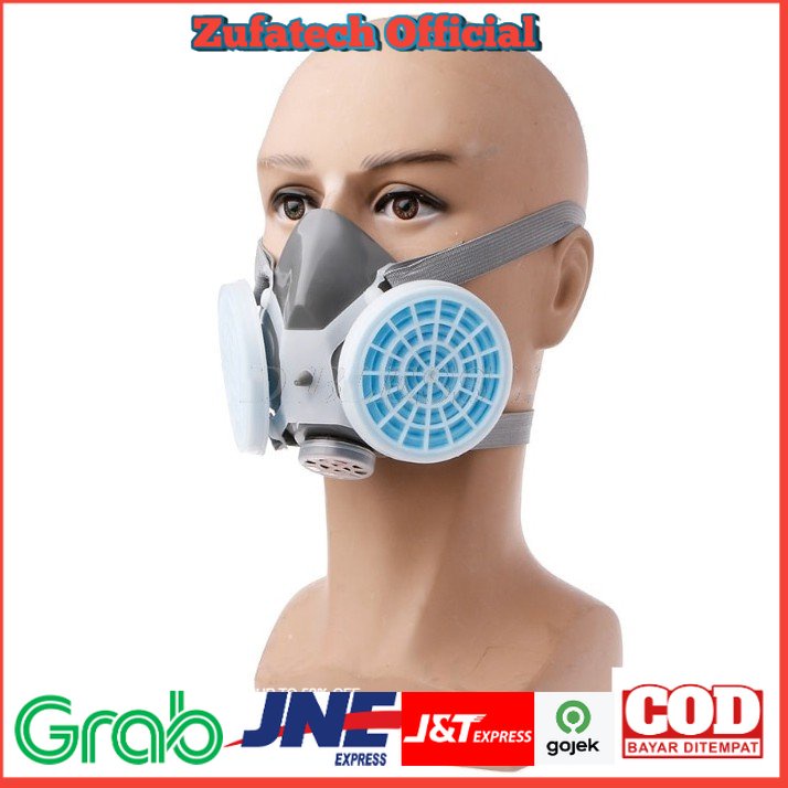 POWECOM Masker Gas Respirator Anti-Dust Industrial Mask - 8006