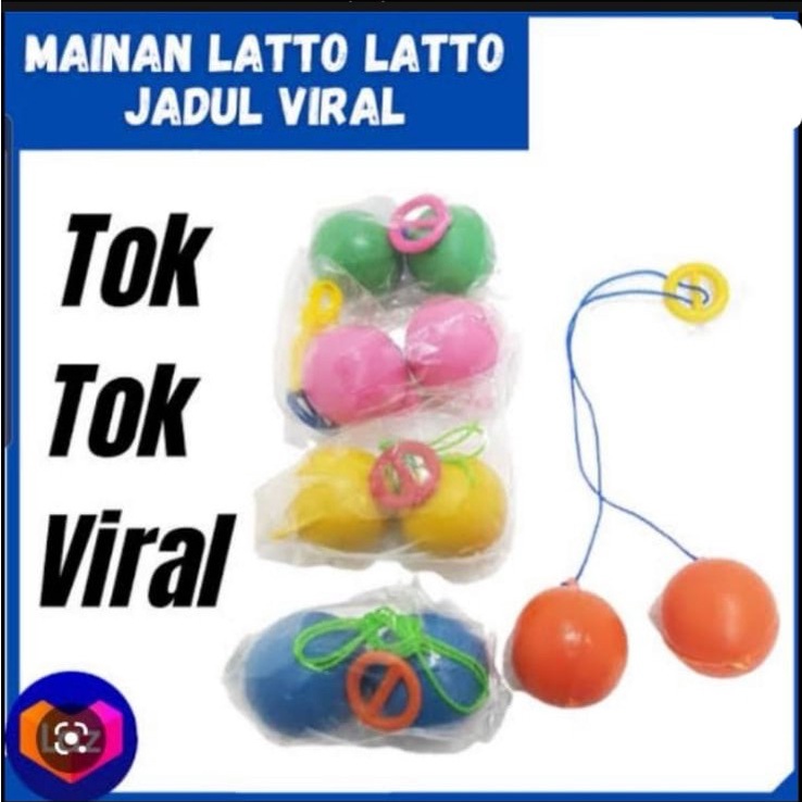 Mainan Latto Latto Tok Tok Tek Tek Etek Etek / Mainan Jadul Viral