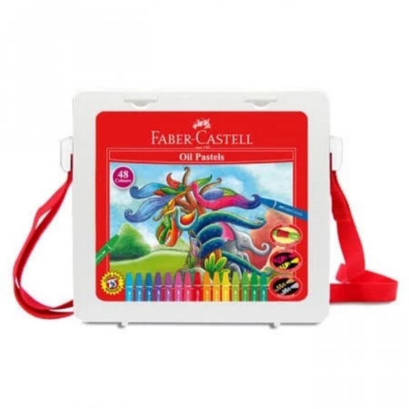 

Crayon Hexagonal oil pastels Faber Castell 48warna