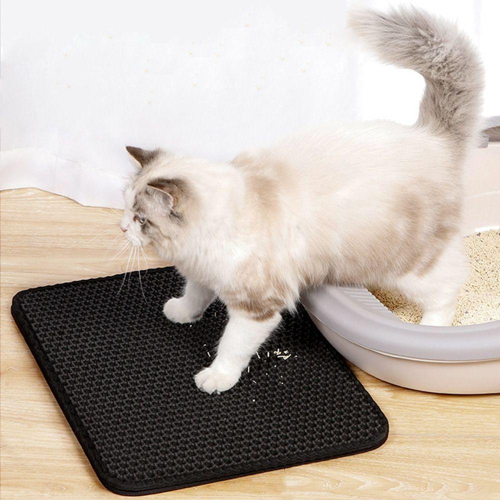 Solighter Cat Litter Pad Papan Garukan Kucing Elastisitas Tinggi Double-deck Tahan Air Collapsible Cushion