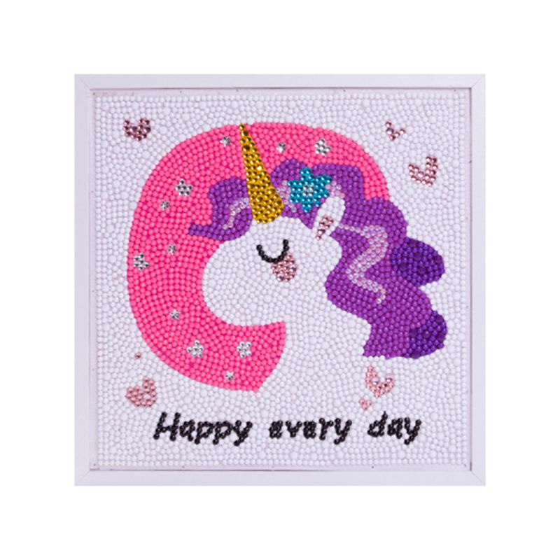 Mainan Diamond Painting Unicorn/Mainan Kreatifitas Anak/Minan Unicorn/Mainan montessori