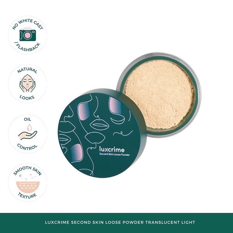LUXCRIME SECOND SKIN LOOSE POWDER
