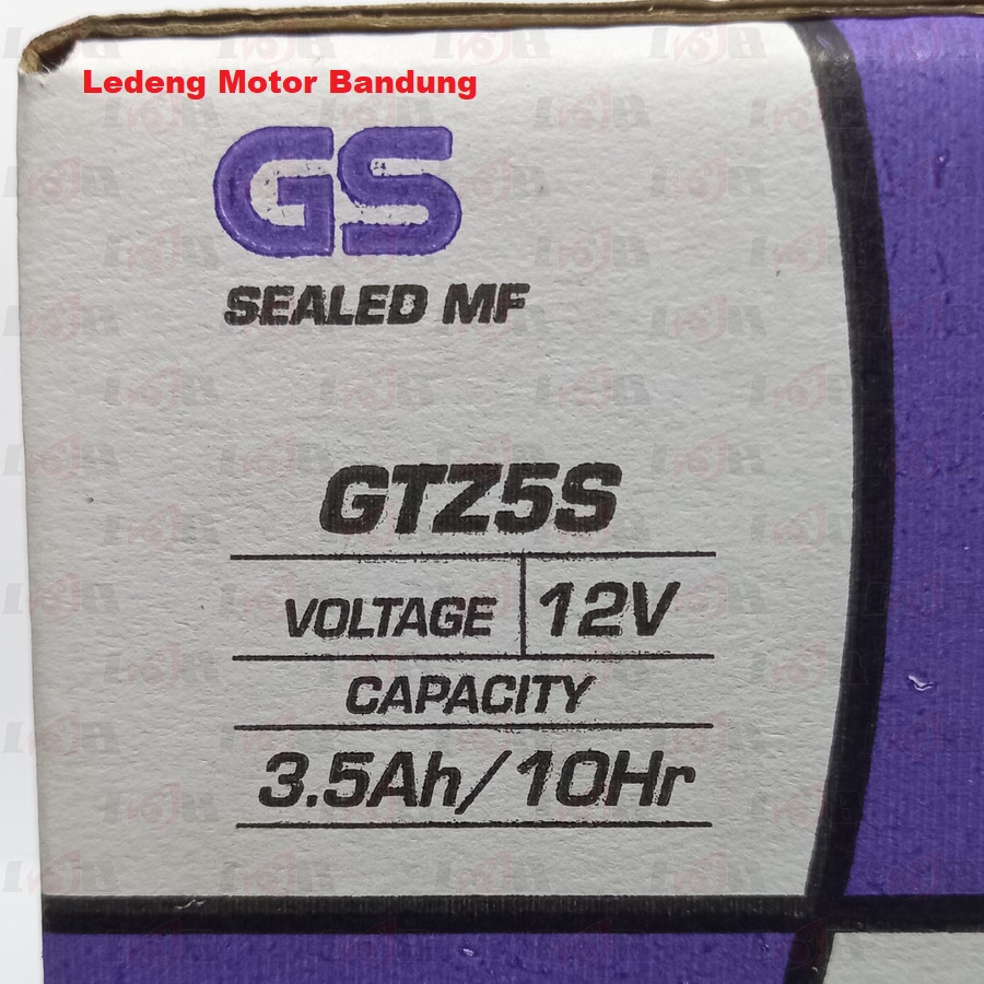 GS Astra GTZ5S MF Aki Kering Kecil 12V Accu GTZ-5s