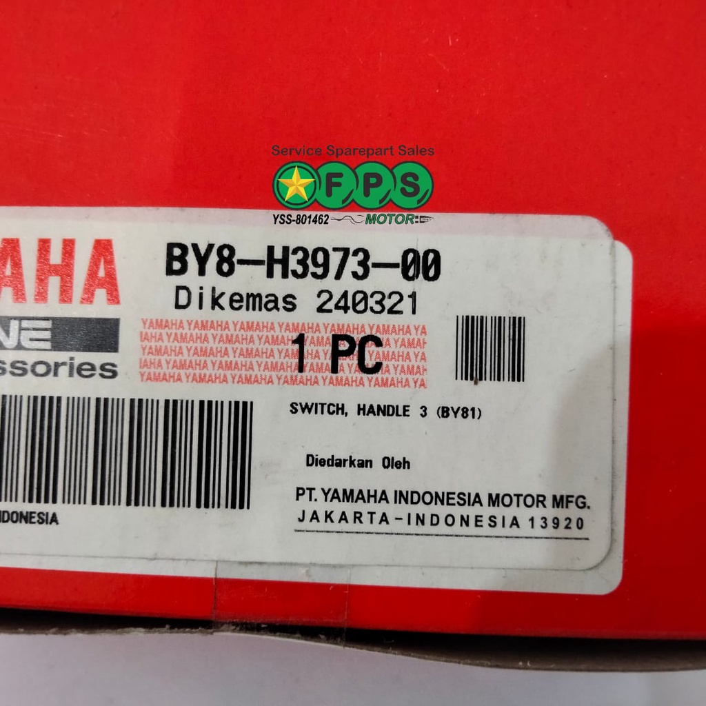 SAKLAR /BY8-H3973-00 / SWITCH, HANDLE 3