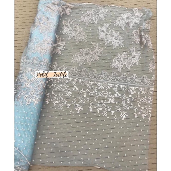 Kain tulle embordiery sapto etnik sumba tille sapto etnik bordir  harga persetengah meter