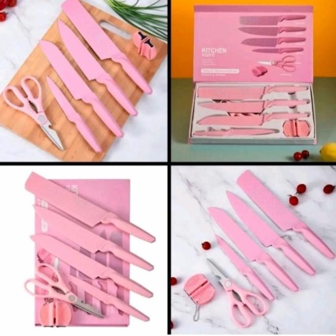 Sale Pisau Set Evcriverh Pink Termurah