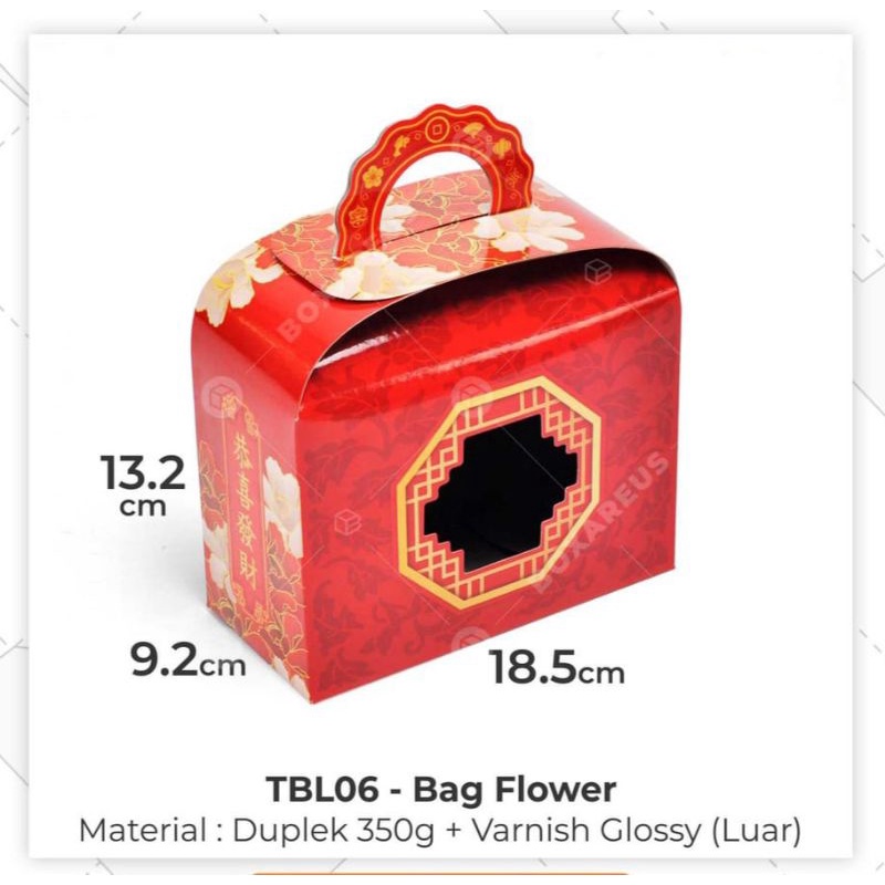 

Kotak Hampers / Box Imlek / Packaging / Packaging Cookies Dus Toples Kue Kering CNY