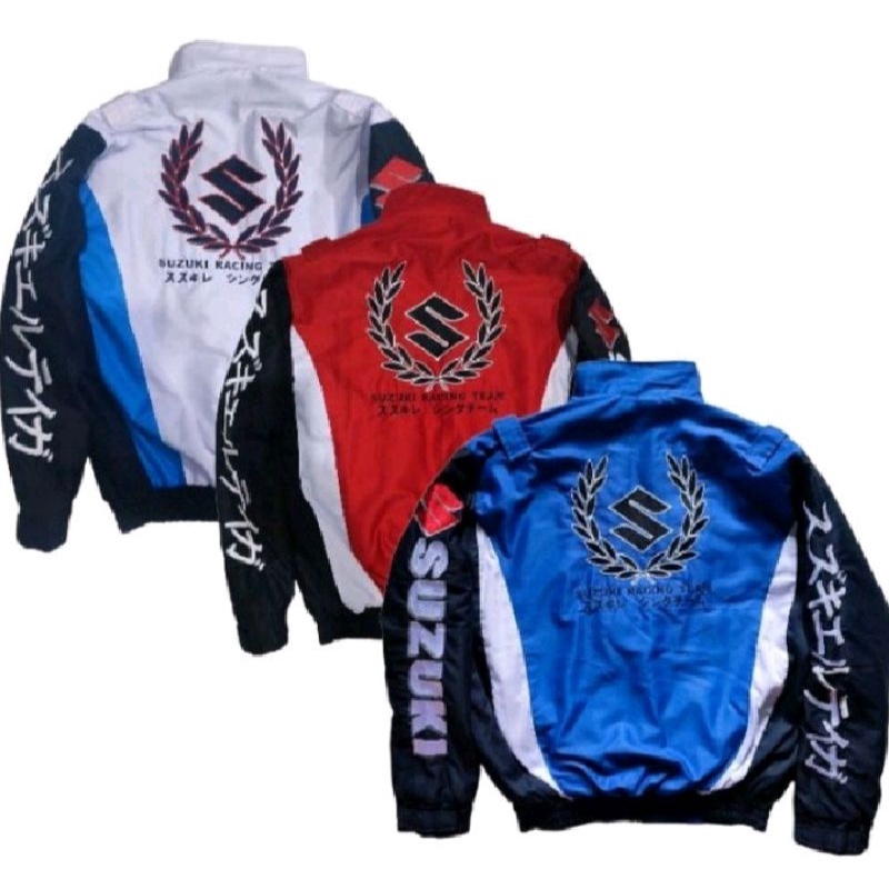JAKET TEAM SUZUKI JAKET SUZUKI RACING TEAM