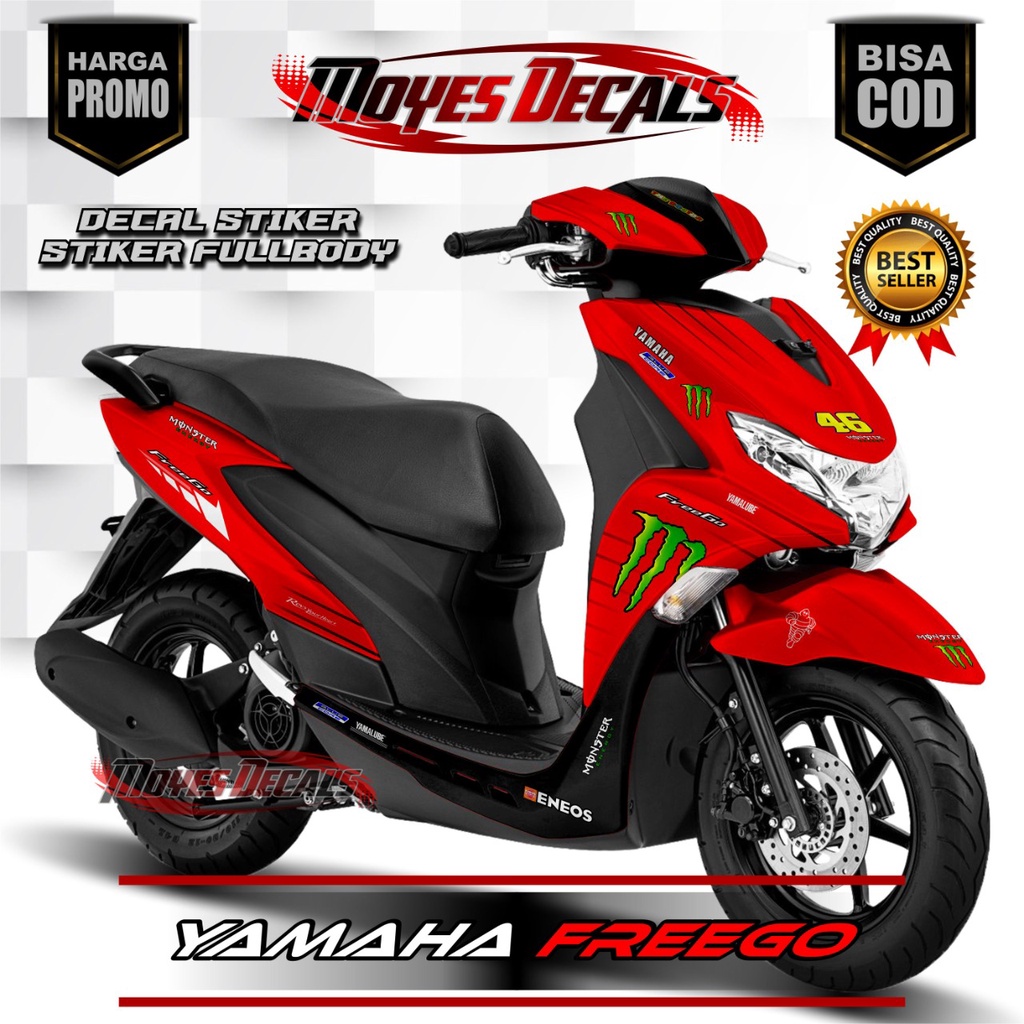 Terbaru - Decal Freego Full Body - Decal Yamaha Freego Full Body - Decal Motor Yamaha Freego Full Bo