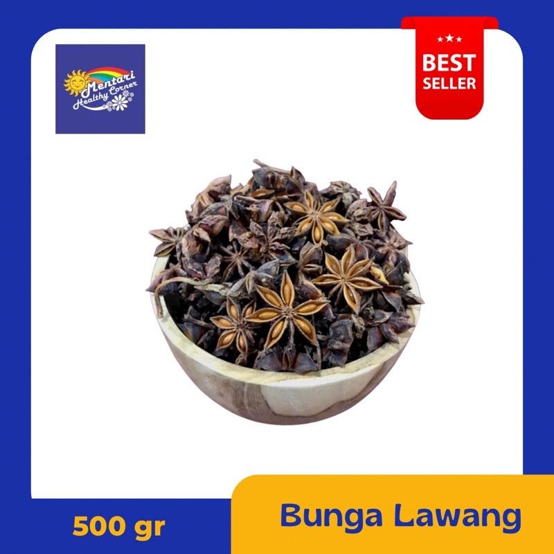 Bunga Lawang 500gr / Pekak 500gr ( Star Anise )