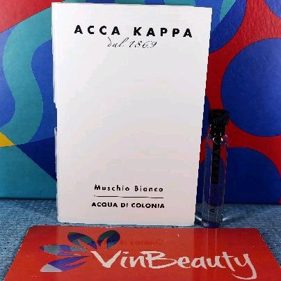 Vial Parfum OriginaL Acca Kappa Muschio Bianco Acqua Di Colonia 2 ml For Unisex Murah