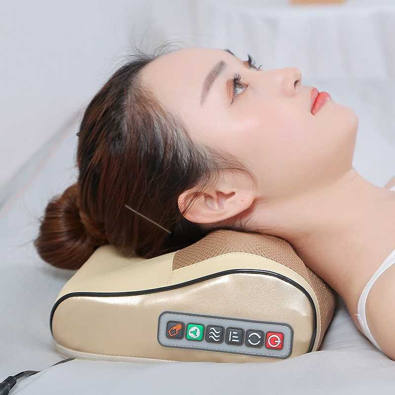 Junbu Bantal Pijat Leher Elektrik Massage Pillow Heating - JB-311 ( Mughnii )