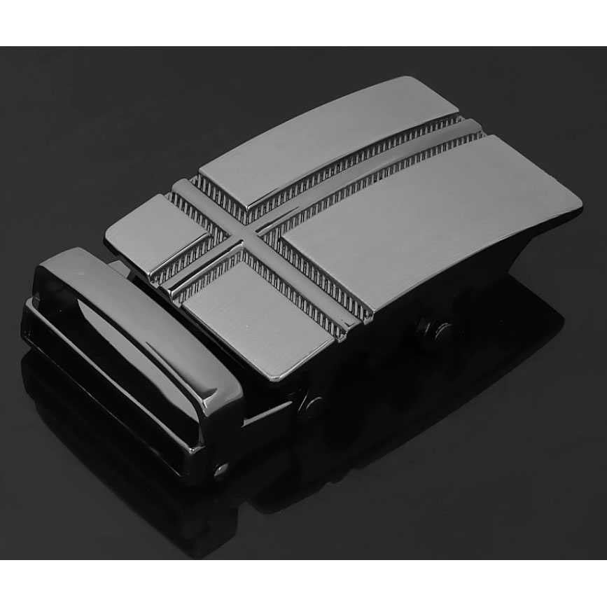 Baieku Tali Ikat Pinggang Gesper Kulit Luxury Automatic Buckle - B1101 ( Mughnii )