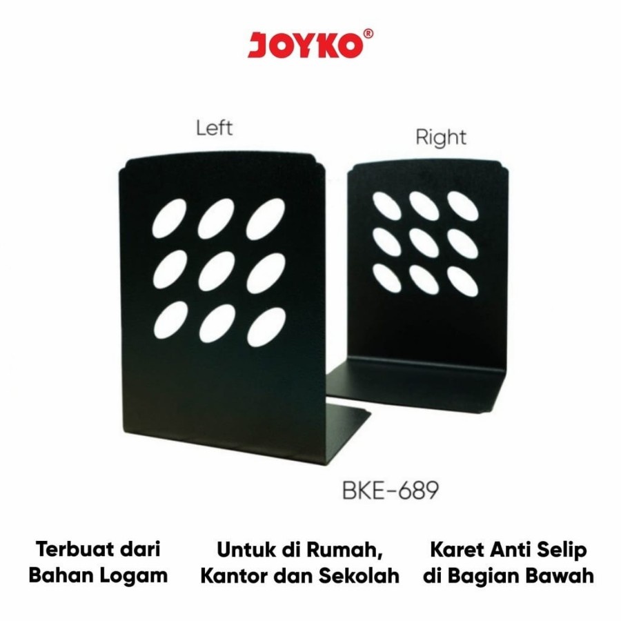 

Sandaran Penahan Pembatas Buku Book End Joyko BKE‐689