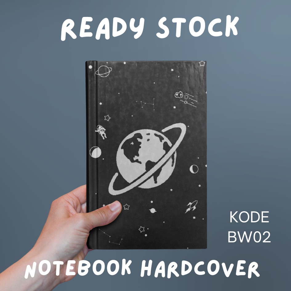 

BUKU NOTEBOOK MONOCHROME/ BUKU SEKOLAH/ BUKU CATATAN/ KODE BW02