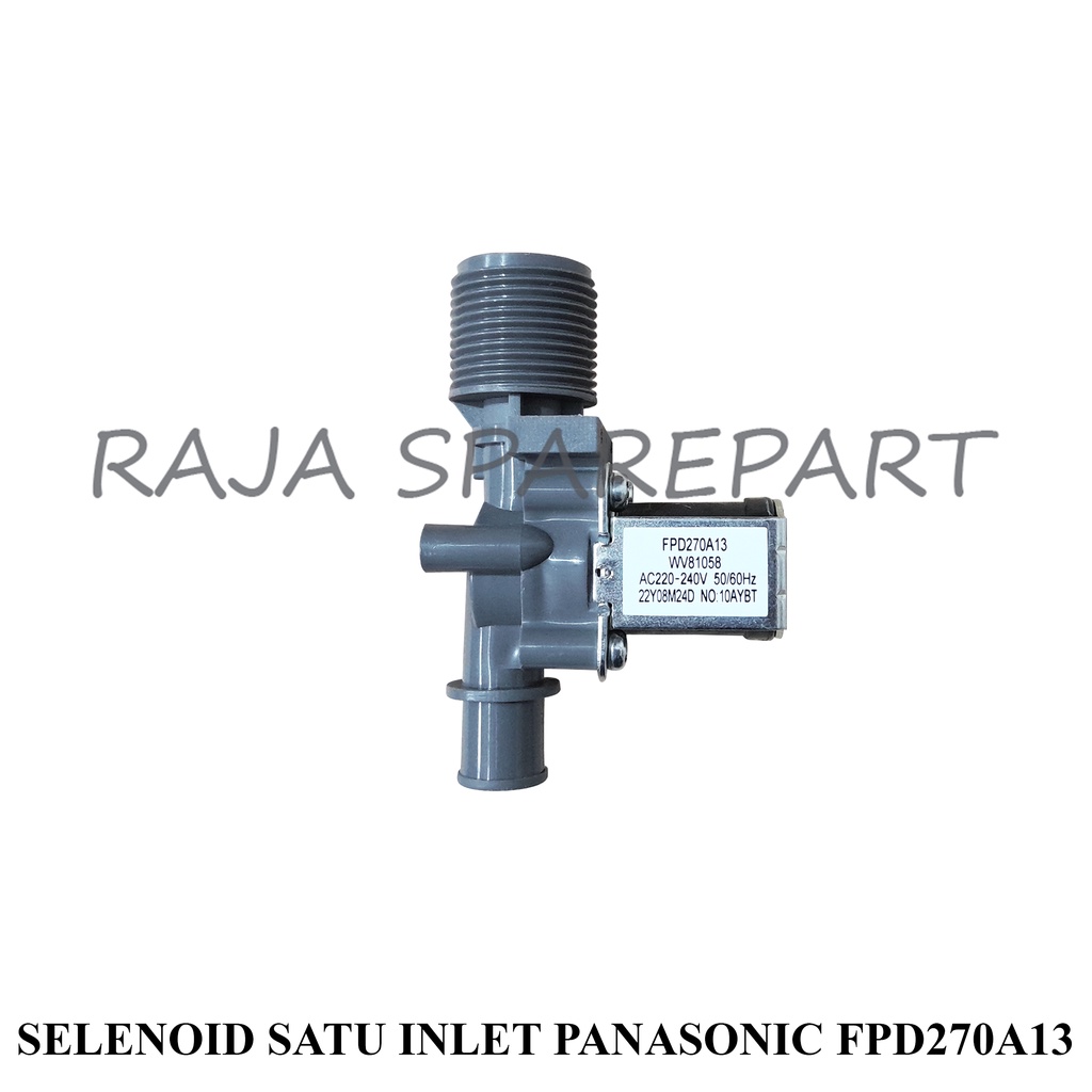 SELENOID/SELENOID VALVE MESIN CUCI/  WATER INLET MESIN CUCI 1 INLET PANASONIC FPD270A13