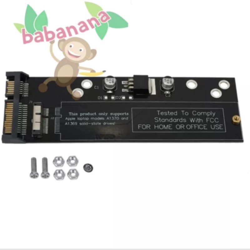 Sata Adapter Card For Macbook A1369 A1370 Converter Konverter adaptor