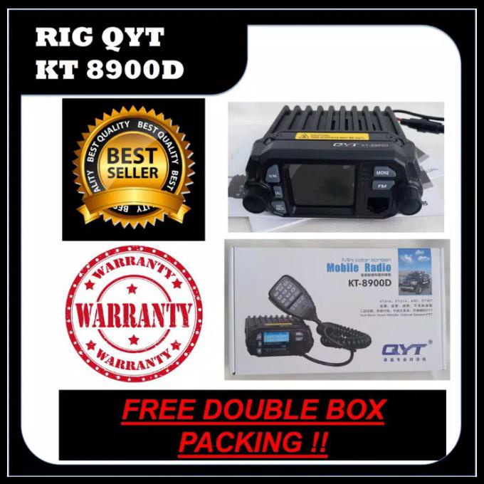 Promo Mini Rig Qyt Kt 8900D 8900 D Mobile Radio 25 Watt Kt-8900D Digital Mob