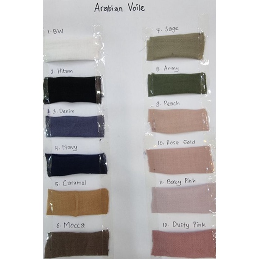 Kain VOAL voile SUPERFINE PREMIUM pashmima / jilbab