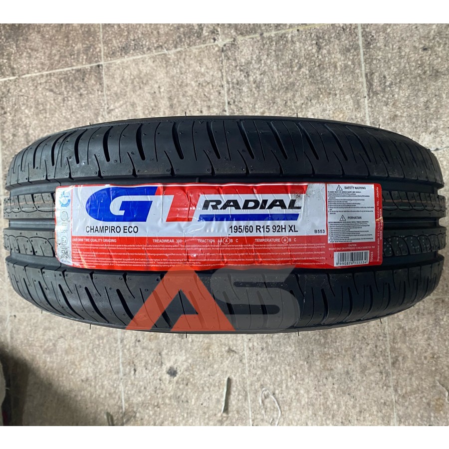 Ban GT Radial Champiro Eco 195 / 60 R 15 R15