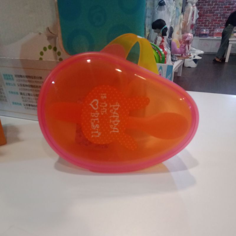 feeding bowl+spoon