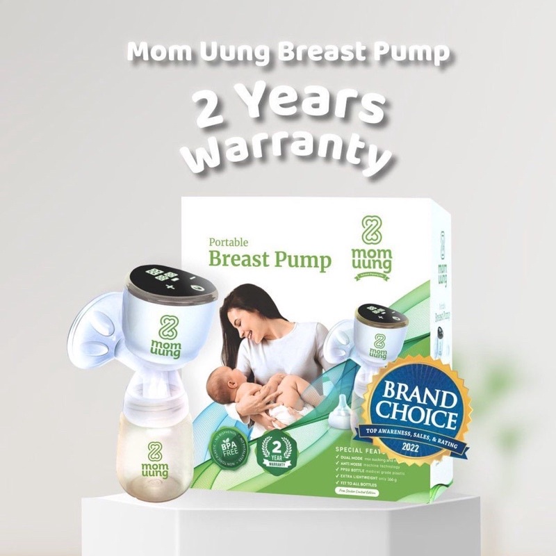 Pompa Asi Portable Elektrik Mom Uung (Garansi 2 Tahun) Mom Uung Electric Breastpump