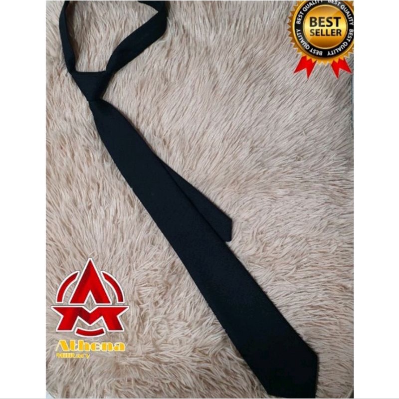 Dasi Hitam Polos/ Dasi Kerja/ Dasi Ospek