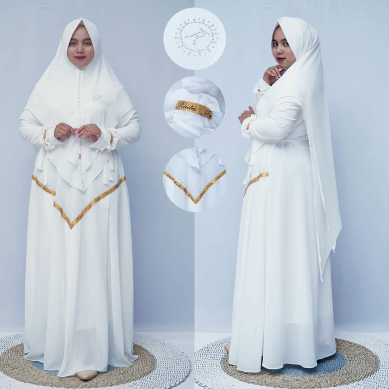 Gamis Dayana Bahan Ceruty Gamie Jumbo Set Khimar