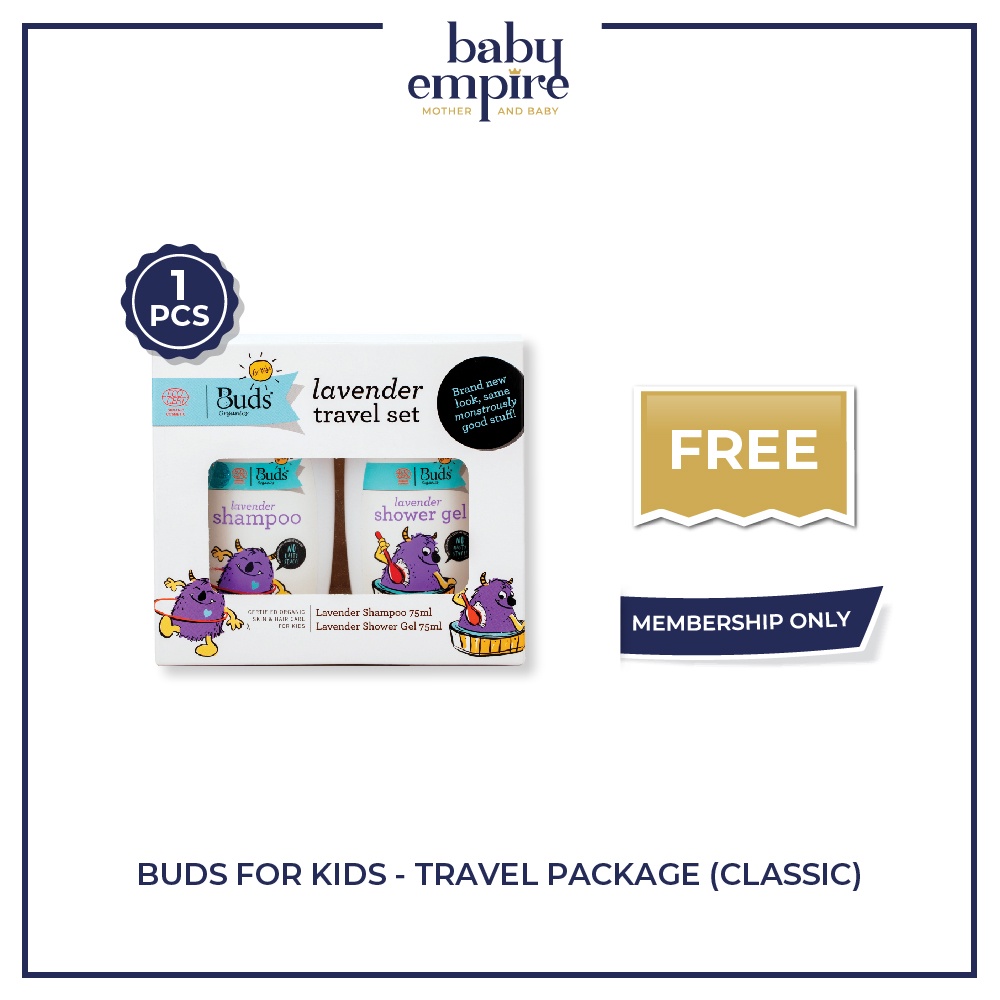 Free 1pcs - Buds Organics - Buds Organics for Kids - Travel Package (Classic)