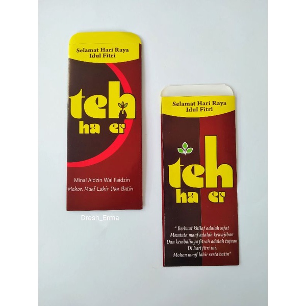 Amplop Lebaran Jumbo Motif Snack 8 pcs per Pack