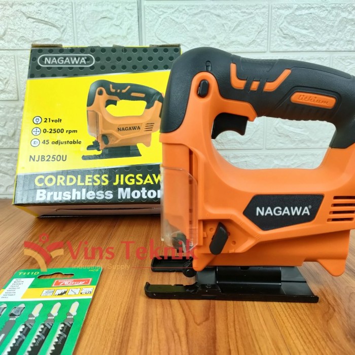 Gergaji Jigsaw Jig Saw Cordless Njb250U Nagawa Njb 250 U Unit Only