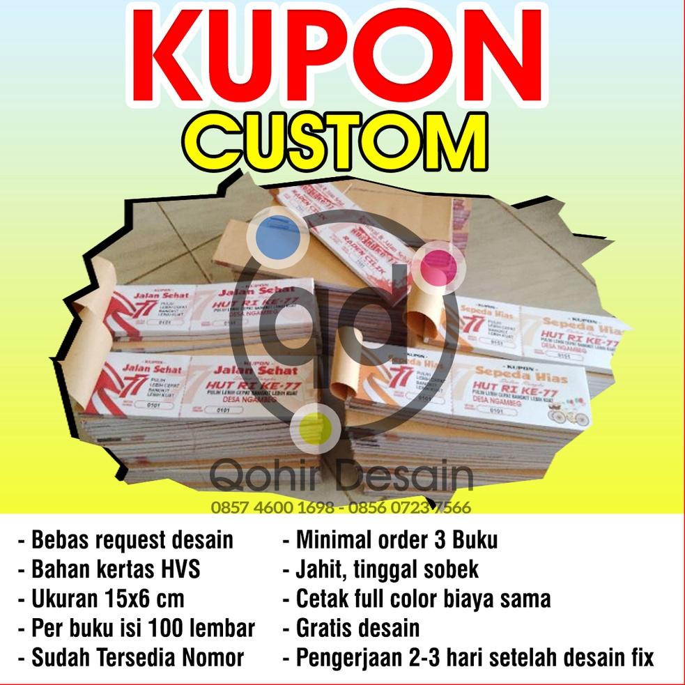 

(Z-G3G㊚) KUPON / KUPON UNDIAN / KARCIS / KARCIS PARKIR / KUPON JALAN SEHAT / KUPON GOWES / TIKET MASUK Dll proses cepat