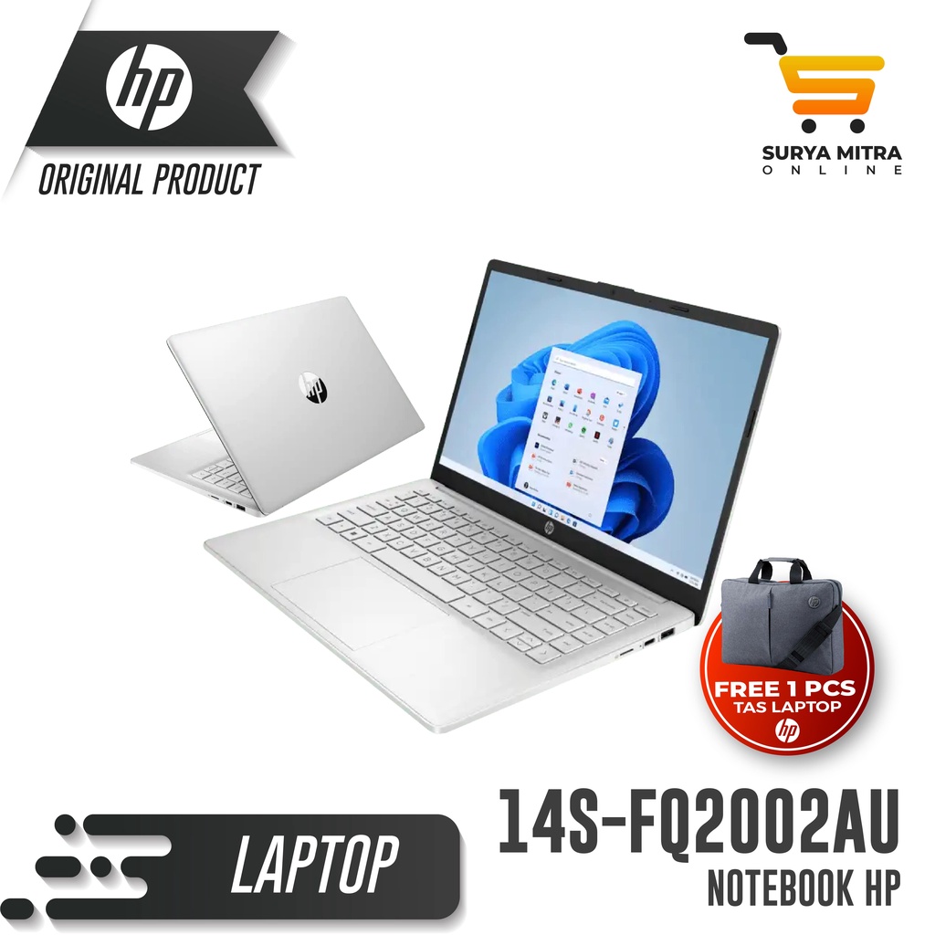 Laptop HP 14s-FQ2002AU 14&quot; AMD Ryzen5-5625U AMDRadeon 8GB 512GB-SSD