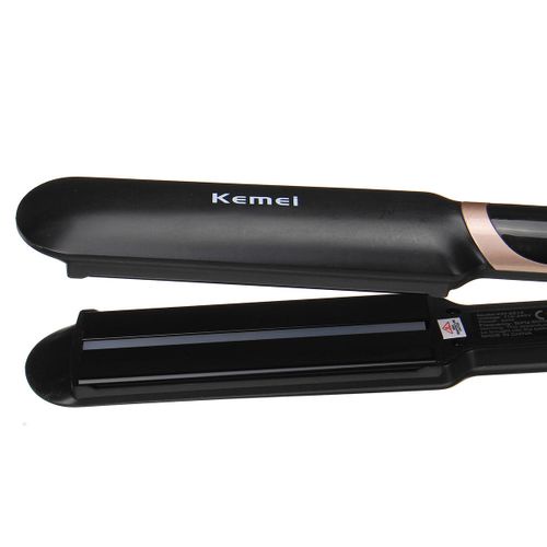 Kemei km-2212 Catokan Pelurus / Pengeriting Rambut Bahan Besi dengan Infraredd