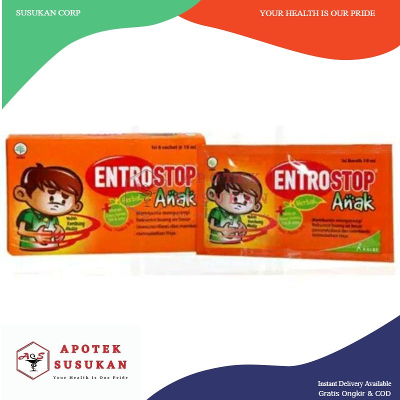 

Entrostop Anak 1 Sachet Obat Diare Anak